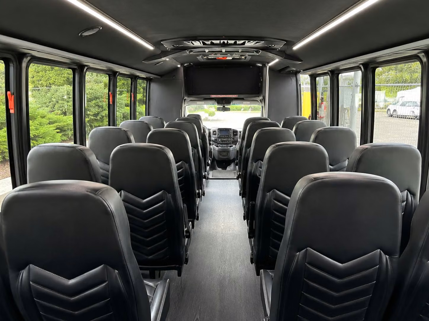 18 passenger minibus interior