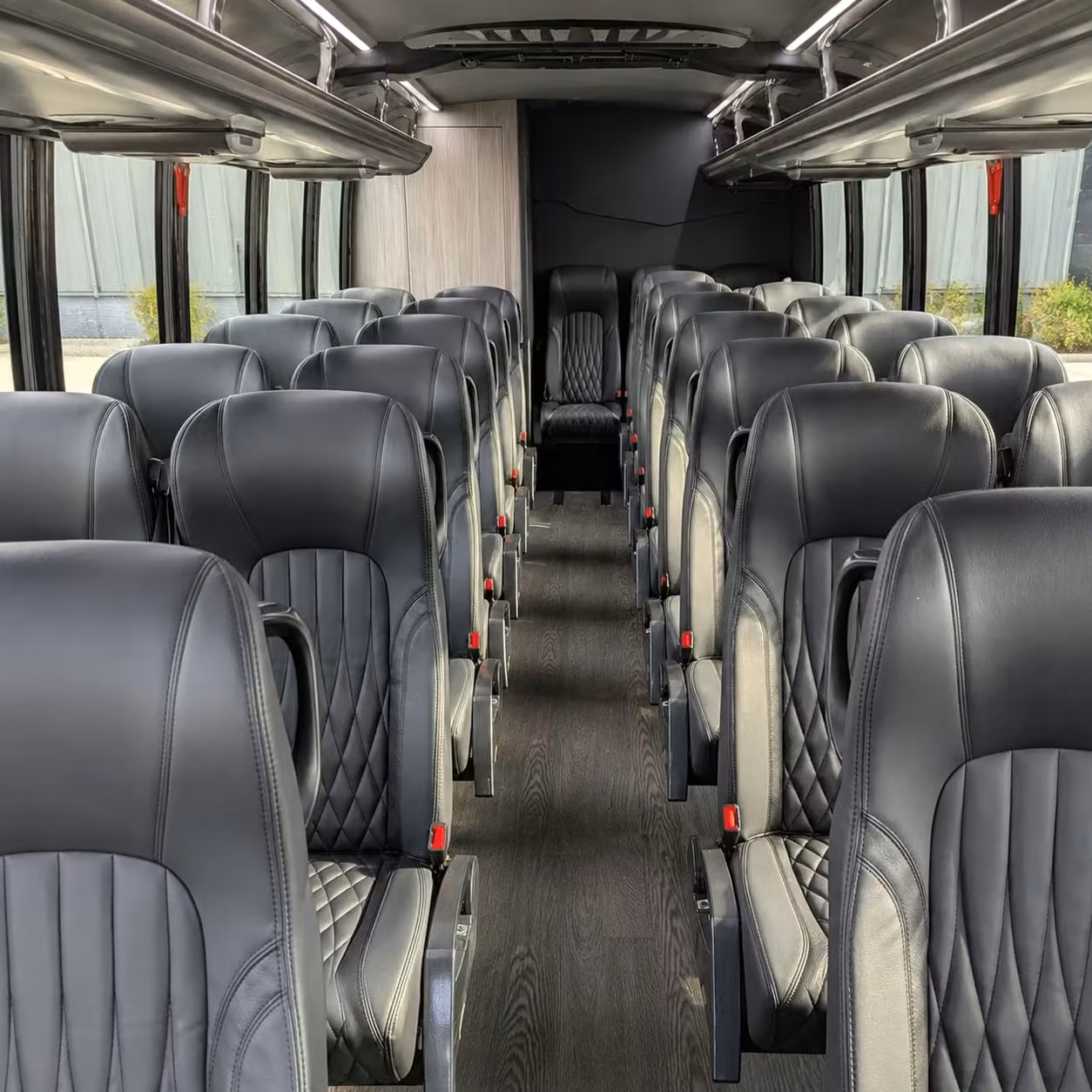 28 passenger minibus interior