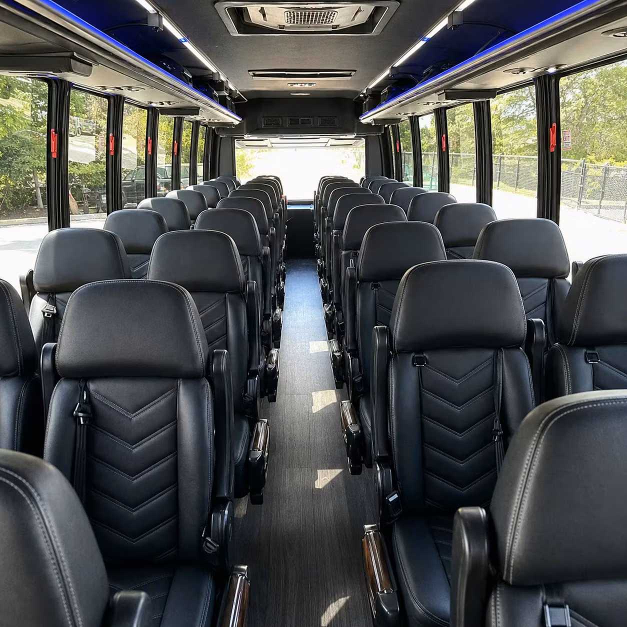 30 passenger minibus inside