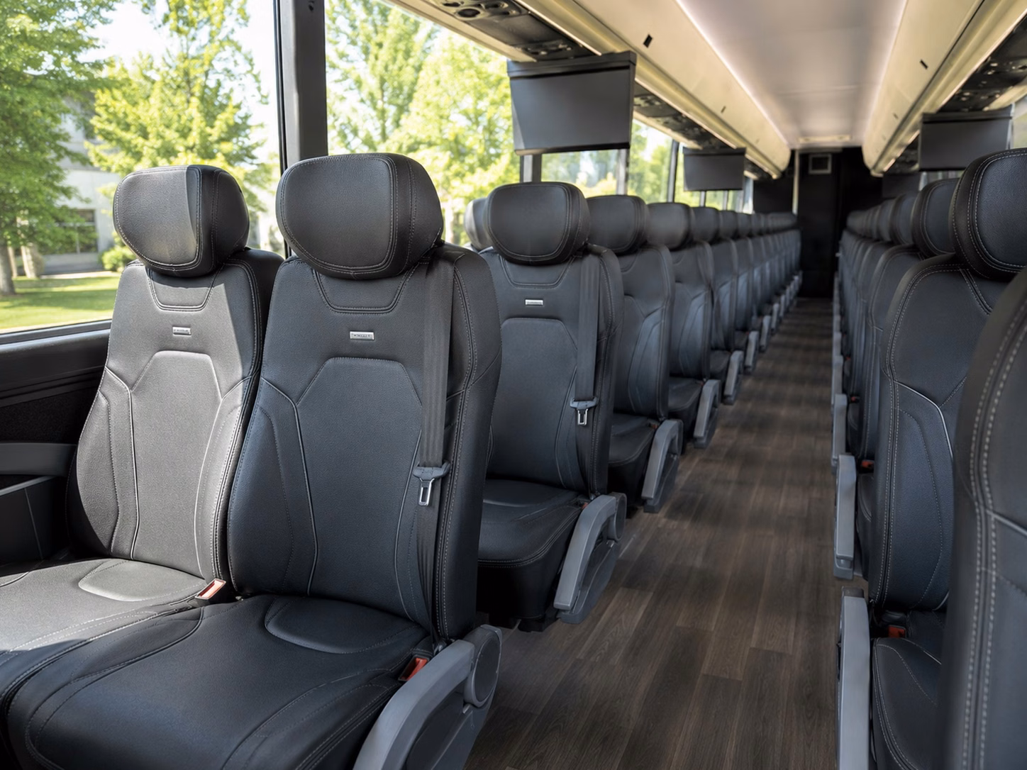 inglewood charter bus rental interior